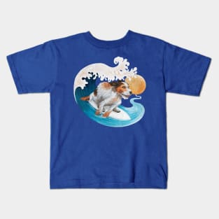 Surfing Dog Kids T-Shirt